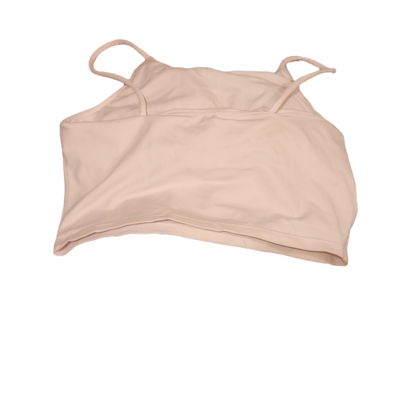 White Crop Bra Tank - Picture 2 of 6